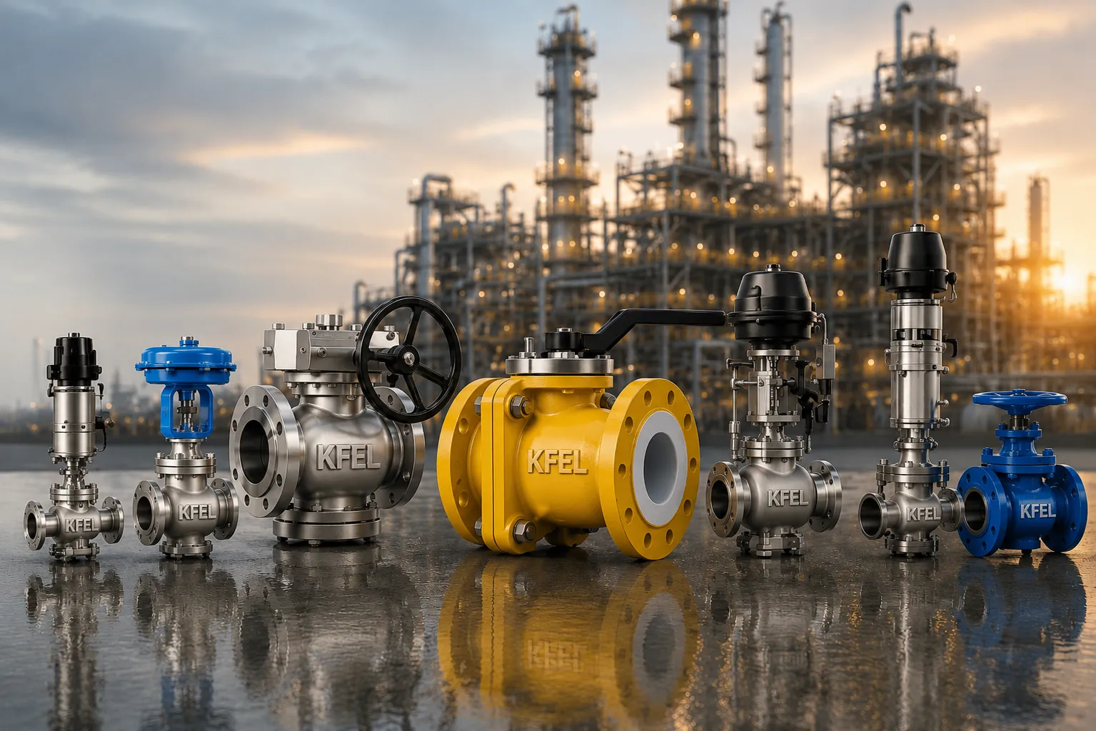 Custom Design Valve KFEL header