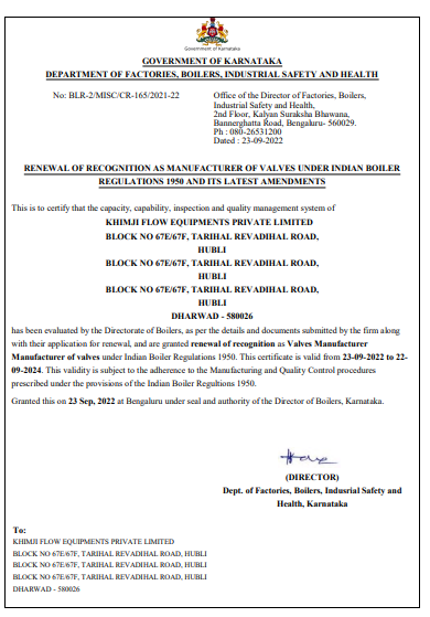 IBR Certificate