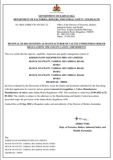 IBR Certificate