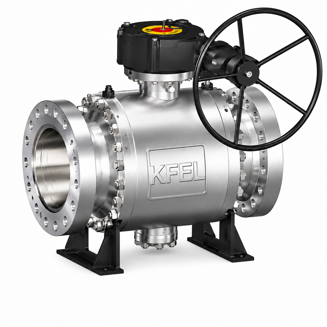 Three piece turnnion mounted KFEL